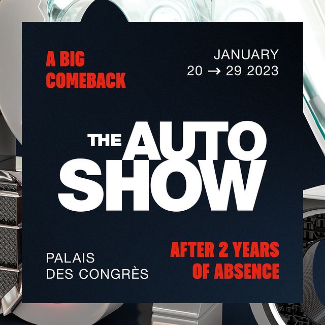 2023 Montreal Auto Show to Feature Nearly 20 Brands in 200,000 sqft Space from January 20-29.